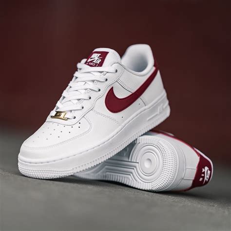 nike air force 1 herren weiss rot|Nike Air Force 1 zalando.